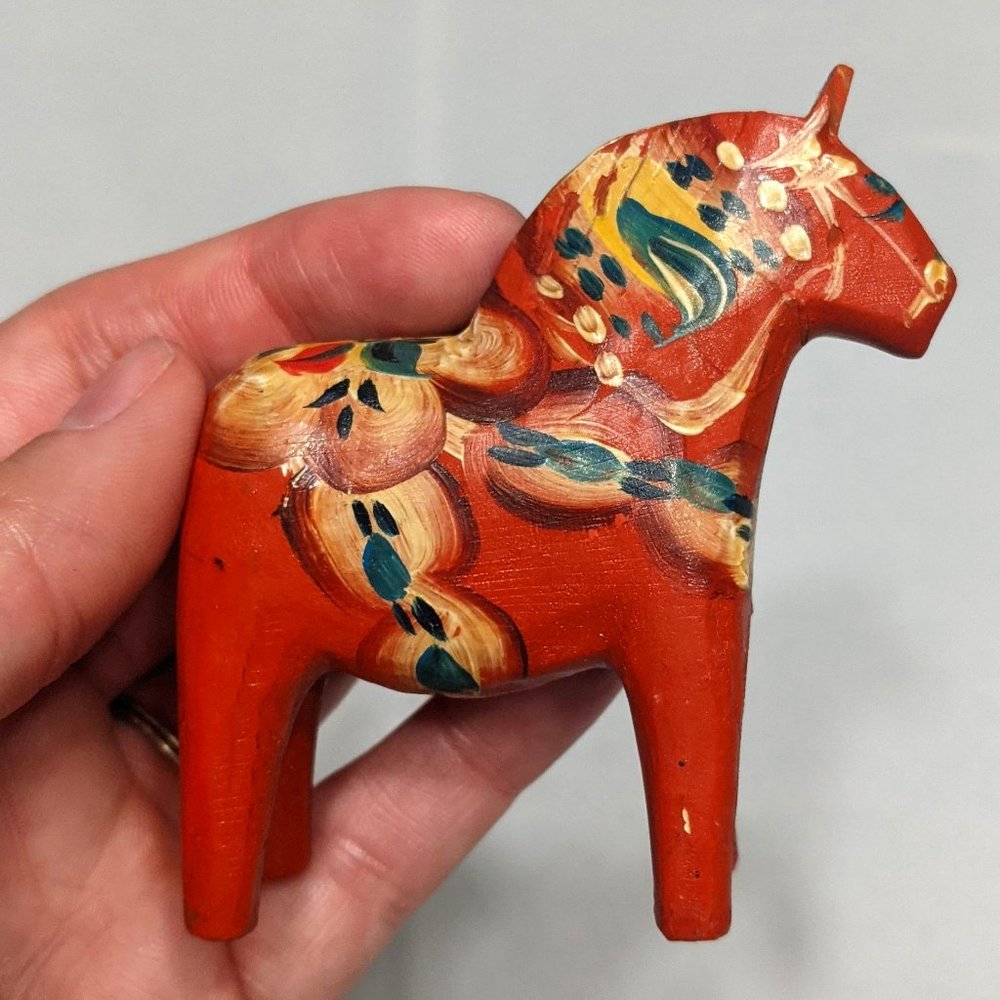 Nils Olsson Dala Horse Swedish Hand-Painted